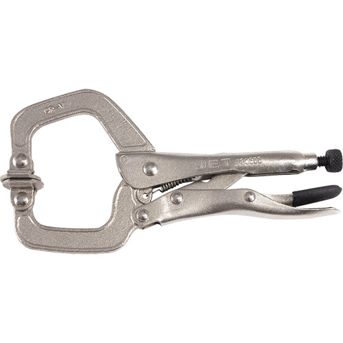 Pince en C &agrave; verrouillage ultra-robuste avec patin pivotant, Capacit&eacute; de 6" (152 mm) Sécurité Médic