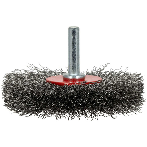 ER300-12 Shaft Mounted Crimped Radial Brush, 3", .012" Fill Sécurité Médic