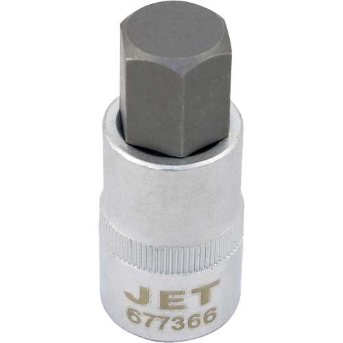 Bit Socket, Hex, 12 mm x 2" L, 1/2" Drive Sécurité Médic