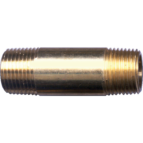 Mamelon long, Laiton, 1/4", NPT Sécurité Médic