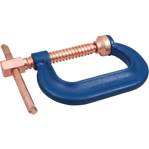Heavy-Duty Forged C-Clamp, 10" (254 mm) Capacity, 5" (127 mm) Throat Depth Sécurité Médic