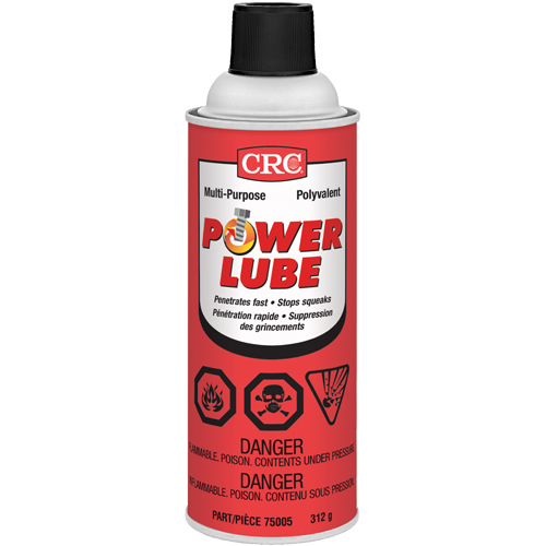 Power Lube Multi-Purpose Lubricant, Aerosol Can Sécurité Médic