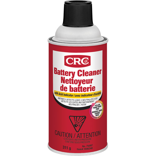 Battery Cleaner With Acid Indicator, Aerosol Can Sécurité Médic