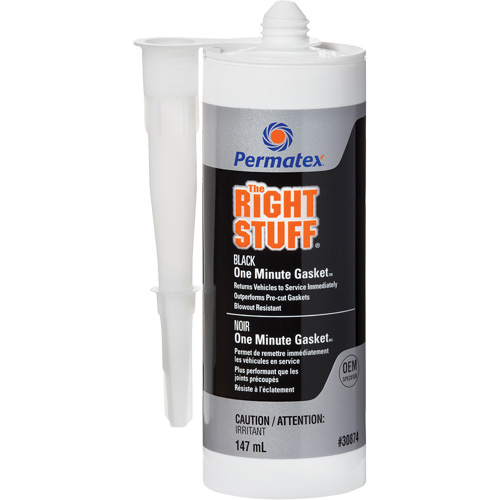 The Right Stuff&reg; Gasket Maker, Cartridge, Black Sécurité Médic