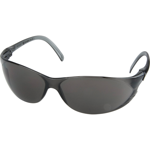 Lunettes de s&eacute;curit&eacute; s&eacute;rie Twister, Lentille Grise/fum&eacute;e, Anti-&eacute;gratignures, ANSI Z87+/R&eacute;pond ou surpasse la norme CSA Z94.3 Sécurité Médic