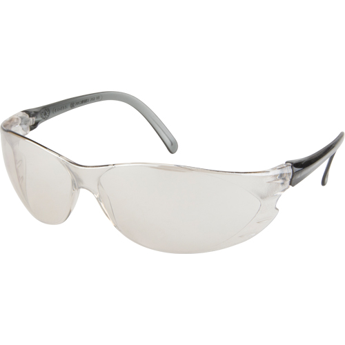 Lunettes de s&eacute;curit&eacute; s&eacute;rie Twister, Lentille Miroir int&eacute;rieur/ext&eacute;rieur, Anti-&eacute;gratignures, ANSI Z87+/R&eacute;pond ou surpasse la norme CSA Z94.3 Sécurité Médic