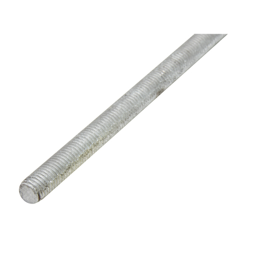 Threaded Rod, 1/4"-20, 36" L, Galvanized, Grade 2 Grade Sécurité Médic