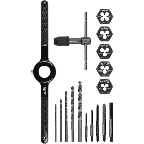Tap and Die Set, 17 Pieces Sécurité Médic