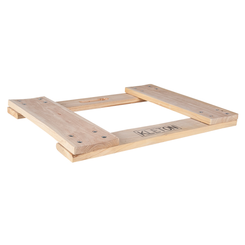 Cadre de socle roulant en bois dur, Roues en Non compris, Capacit&eacute; de 900 lb, 18" la x 24" p x 1,5" h Sécurité Médic