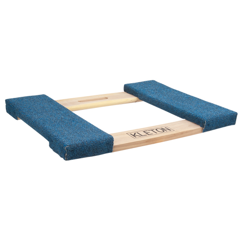 Cadre de socle roulant en bois dur &agrave; bouts avec tapis, Cadre en Bois, 18" la x 24" lo, Capacit&eacute; 900 lb Sécurité Médic
