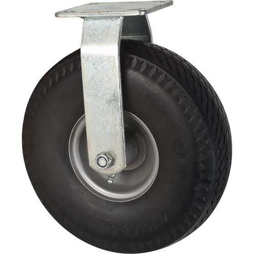 Flat-Free Casters, Rigid, 10" (254 mm), Flat-Free, 300 lbs. (136 kg.) Sécurité Médic