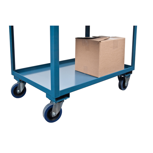 Deep Lipped Service Cart, 2 Tiers, 24" W x 47" H x 36" D, 1200 lbs. Capacity Sécurité Médic