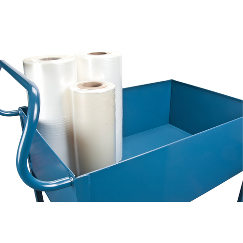 Deep Lipped Service Cart, 2 Tiers, 24" W x 47" H x 36" D, 1200 lbs. Capacity Sécurité Médic