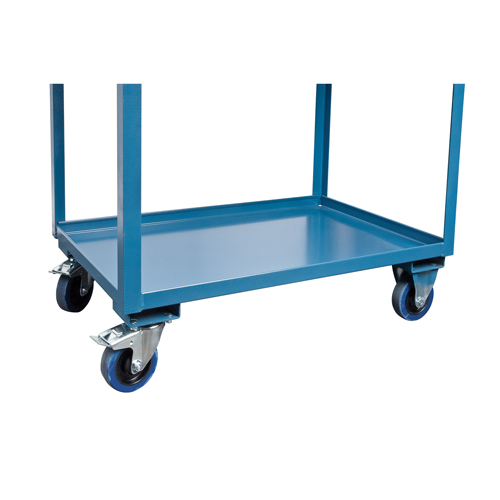 Chariots de service mobiles, 2 Tiers, 24" la x 57" h x 40" p, Capacit&eacute; 1200 lb Sécurité Médic