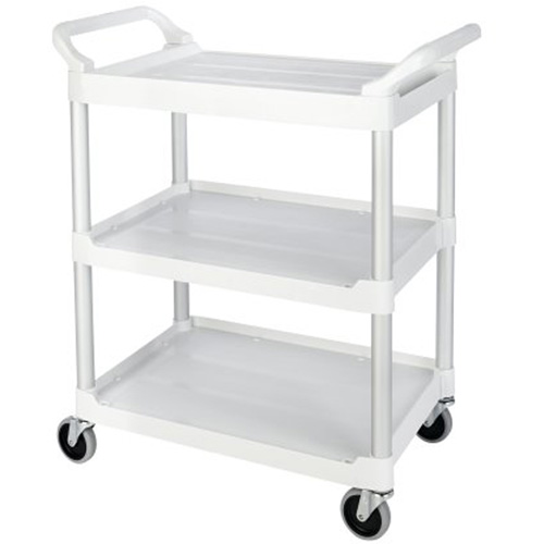 Service Utility Cart, 3 Tiers, 33" x 37" x 18", 200 lbs. Capacity Sécurité Médic