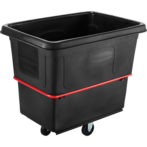 Heavy-Duty Utility Truck, Black Recycled Plastic, 44-3/8" L x 31" W x 38-1/4" H, 16 cu. ft. Volume, 1000 lbs. Capacity Sécurité Médic