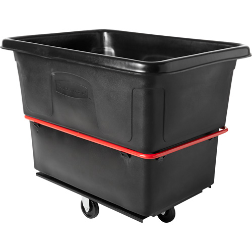 Chariot cubique utilitaire &agrave; usage intensif, Plastique recycl&eacute; noir, 48-1/4" lo x 34-1/8" la x 37-7/8" h, Volume 20 pi³, Capacit&eacute; 1200 lb Sécurité Médic