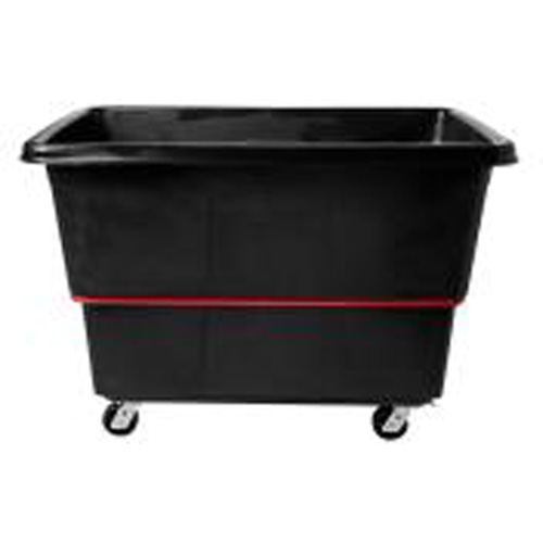Chariot utilitaire &agrave; usage intensif, Plastique recycl&eacute; noir, 59"/34-5/8" lo x 34"/59-1/64" la x 42-1/16"/42-7/8" h, Volume 27 pi³, Capacit&eacute; 1200 lb Sécurité Médic