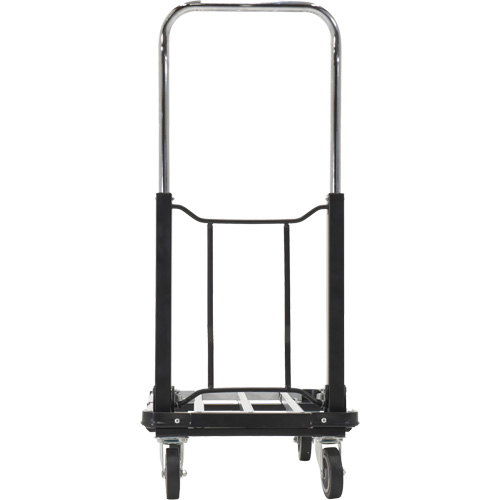 Chariot &agrave; plateforme repliable, Acier inoxydable, 300 lb, 28" lo x 16" la, Hauteur 33-1/2" Sécurité Médic
