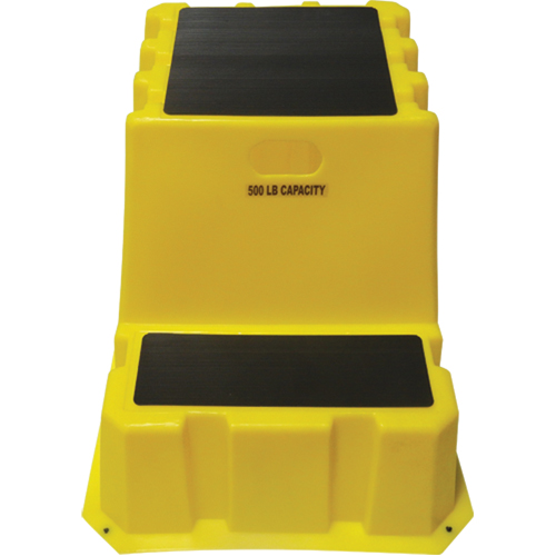 Nestable Industrial Step Stools, 2 Steps, 33" x 25-3/4" x 24" High Sécurité Médic