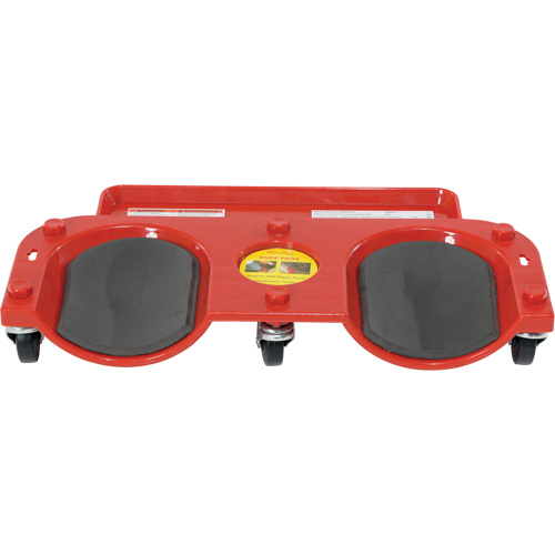 Rolling Knee Dolly, Plastic, Red, 350 lbs. Capacity Sécurité Médic
