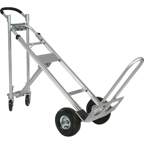 Three-Position Spartan III Convertible Hand Truck, Aluminum, 750 lbs. Capacity Sécurité Médic