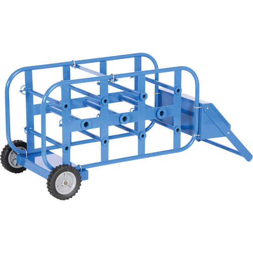 Portable Wire Reel Caddy, Steel, 11 Rod, 19-1/2" W x 43-1/4" H x 17-1/2" D, 150 lbs. Capacity Sécurité Médic