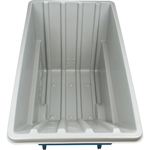 Tilt Truck, Polyethylene, 1.1 cu. yd., 1250 lbs. Load Capacity Sécurité Médic