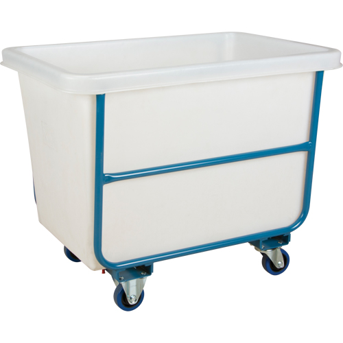 Tapered Wall Box Truck, White Polyethylene, 39" L x 27" W x 31" H, 12 cu. ft. Volume, 1000 lbs. Capacity Sécurité Médic