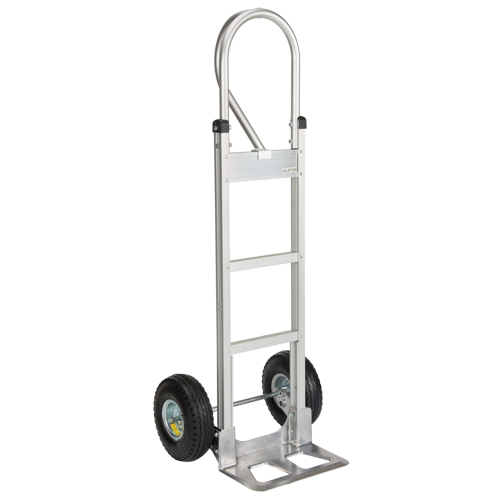 Knocked Down Hand Truck, P-Handle Handle, Aluminum, 52-1/8" Height, 500 lbs. Capacity Sécurité Médic
