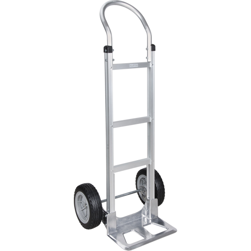 Knocked Down Hand Truck, Continuous Handle, Aluminum, 49-5/8" Height, 500 lbs. Capacity Sécurité Médic