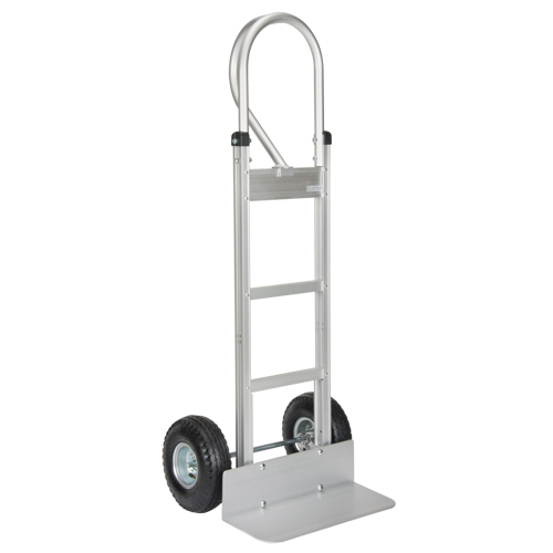 Knocked Down Hand Truck, P-Handle Handle, Aluminum, 52-1/8" Height, 500 lbs. Capacity Sécurité Médic