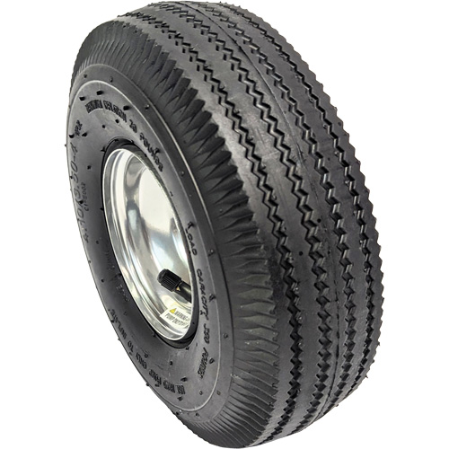 Replacement Pneumatic Tire for Hand Truck, 10" (254 mm), 350 lbs. Capacity Sécurité Médic