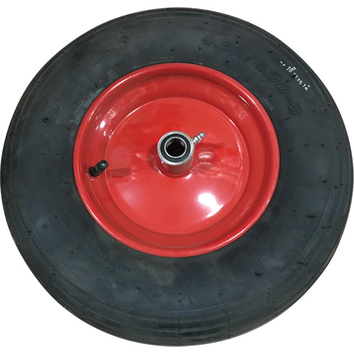 Pneumatic Wheel, 16" (406.4 mm), 575 lbs. (260 kg.) Capacity Sécurité Médic