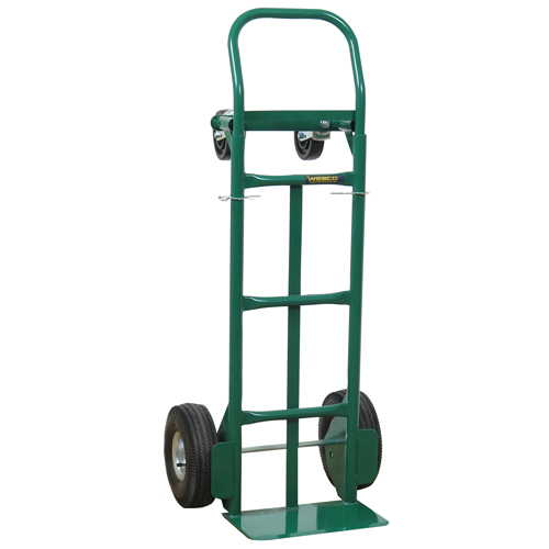 Greenline Economical Convertible Hand Truck - 656-21-PE , Steel, 600 lbs. Capacity Sécurité Médic