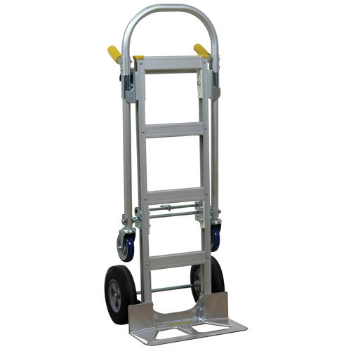 SPTN-JR-T18-SR Spartan Jr. Convertible Hand Truck, Aluminum, 1000 lbs. Capacity Sécurité Médic