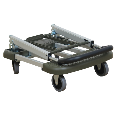Telefolding Platform Truck, Aluminum, 330 lbs., 29-1/2" L x 17-1/2" W, 36-1/2" High Sécurité Médic