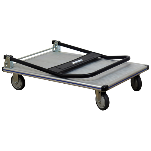 Folding Handle Platform Truck, Aluminum, 550 lbs., 35-1/2" L x 24" W, 35-1/2" High Sécurité Médic