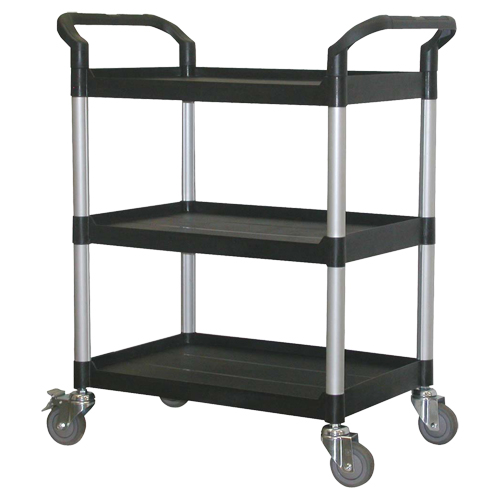 Utility Cart, 3 Tiers, 33-1/2" x 39-3/8" x 19", 300 lbs Capacity Sécurité Médic