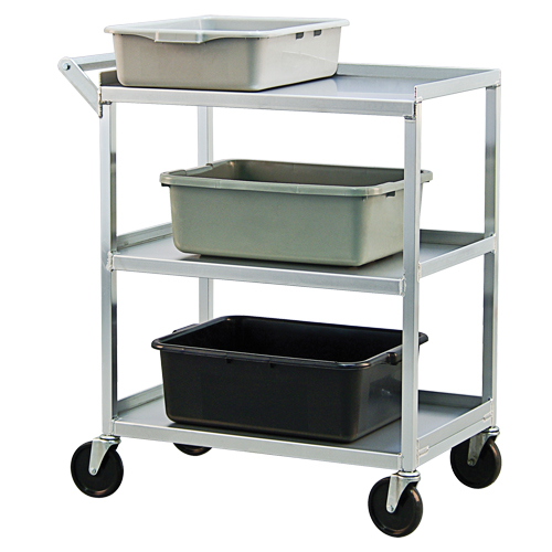 Utility Cart, 3 Tiers, 18-1/2" W x 39" H x 32-1/2" D, 350 lbs. Capacity Sécurité Médic