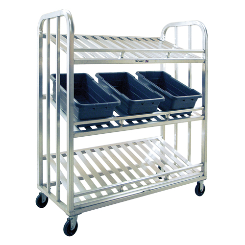 Picking Cart, 3 Tiers, 59" W x 67-1/2" H x 26" D, 1000 lbs. Capacity Sécurité Médic