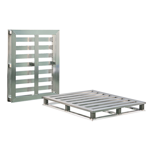 Aluminum 4-Way Tube Frame Pallet Sécurité Médic
