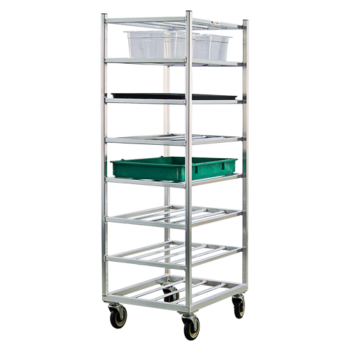 Shelf Cart, 8 Tiers, 20-7/8" W x 67" H x 27" D, 600 lbs. Capacity Sécurité Médic