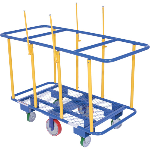 Horizontal Panel Cart, 63-7/16" x 28-1/2" x 40-15/16", 2000 lbs. Capacity Sécurité Médic