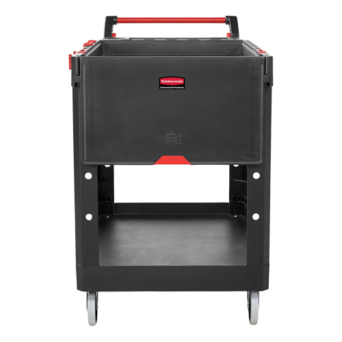 Heavy-Duty Adaptable Utility Cart, 2 Tiers, 25-1/5" x 36" x 51-1/2", 500 lbs. Capacity Sécurité Médic