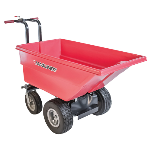 Chariot &agrave; bascule motoris&eacute;, Capacit&eacute; 6 cu.ft., 40" h x 25" la x 56" p Sécurité Médic