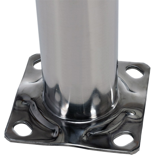 Butoir de s&eacute;curit&eacute;, Acier inoxydable, 36" h x 8" la, Argent Sécurité Médic