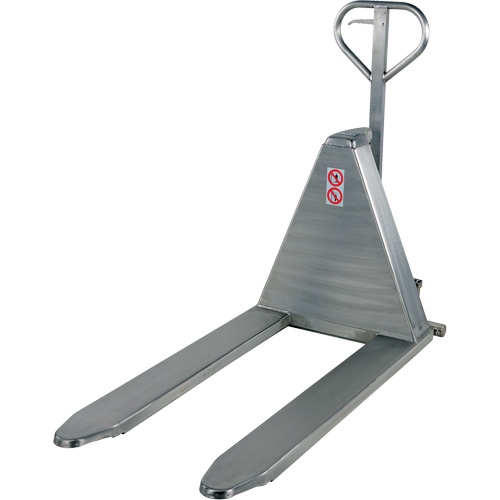 Table &eacute;l&eacute;vatrice de palettes, 45" lo x 26-3/4" la, Acier inoxydable, Capacit&eacute; de 2000 lb Sécurité Médic