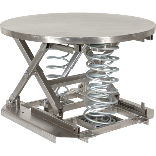 Pallet Lift Table, 43 5/8" L x 43 5/8"W, 4500 lbs. Cap. Sécurité Médic