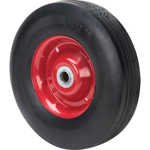 Semi-Pneumatic Wheel, 10" (254 mm), 200 lbs. Capacity Sécurité Médic